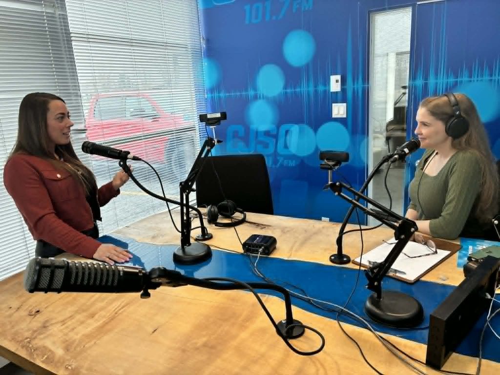 Cindy Tellier en entrevue à CJSO avec Myriam Kessiby